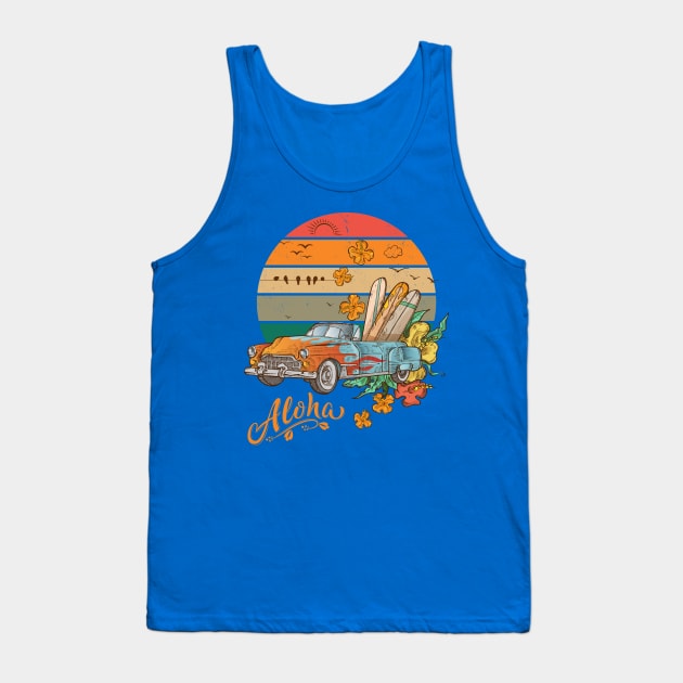 Aloha Vintage Hawaii Convertible Tank Top by soulfulprintss8